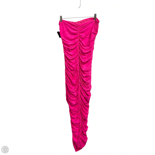 Dress Casual Maxi By Good American In Pink, Size: S