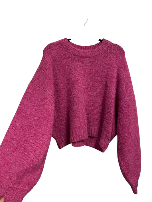 Sweater By Pilcro In Pink, Size: L