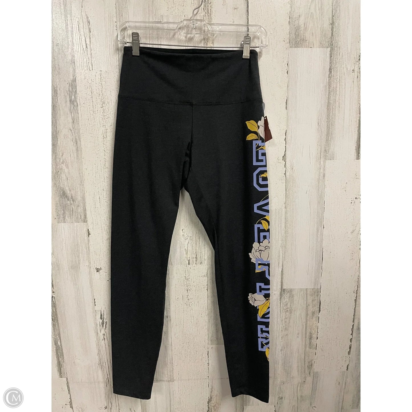 Athletic Leggings By Pink In Grey, Size: M