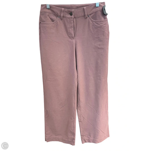 Athletic Pants By Lululemon In Maroon, Size: 6