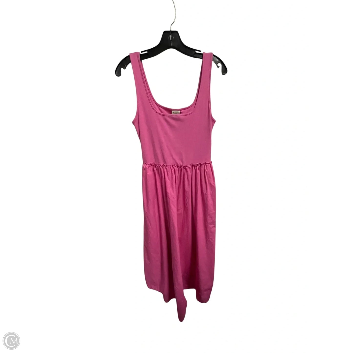 Dress Casual Midi By A New Day In Pink, Size: S