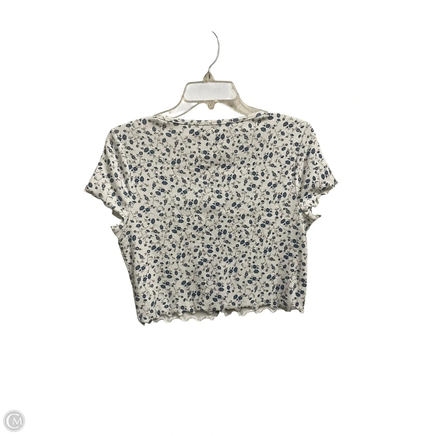 Top Short Sleeve By Aeropostale In White, Size: L