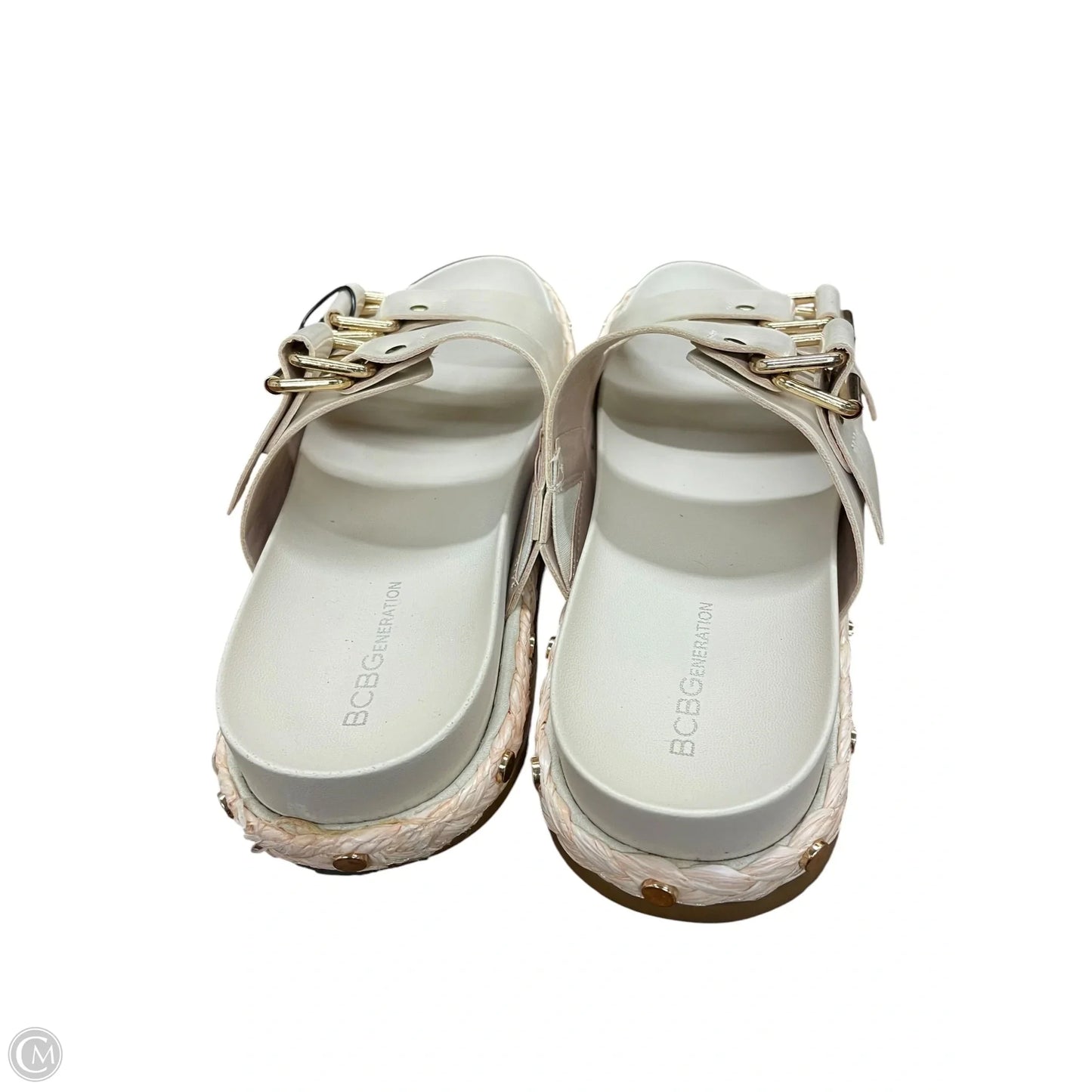 Sandals Flats By Bcbgeneration In Beige, Size: 8.5