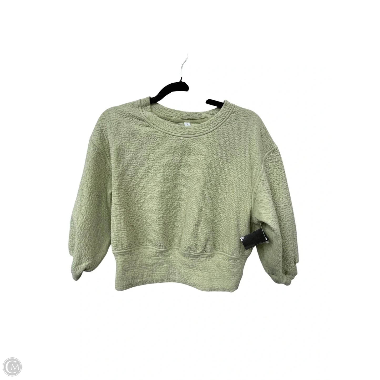 Top Short Sleeve By Lululemon In Green, Size: 4