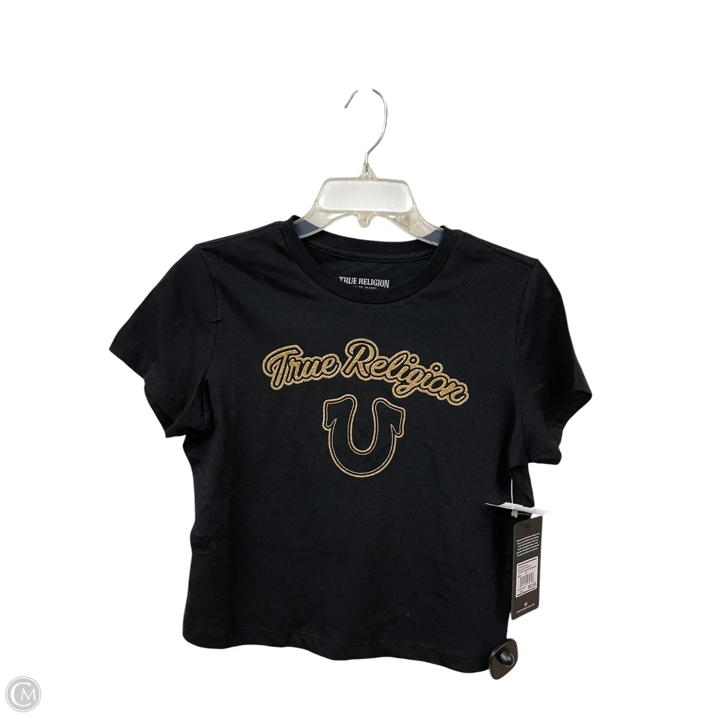 Top Short Sleeve By True Religion In Black, Size: S