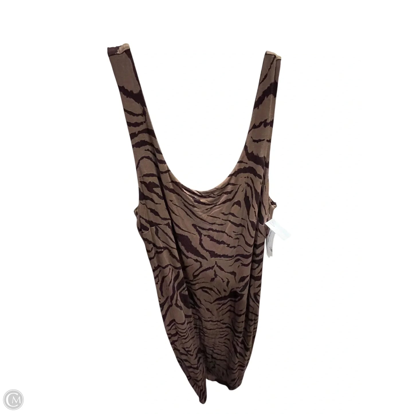 Dress Casual Midi By Bar Iii In Brown, Size: 2x