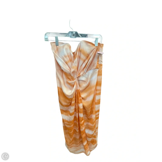 Dress Casual Midi By Asos In Orange, Size: L