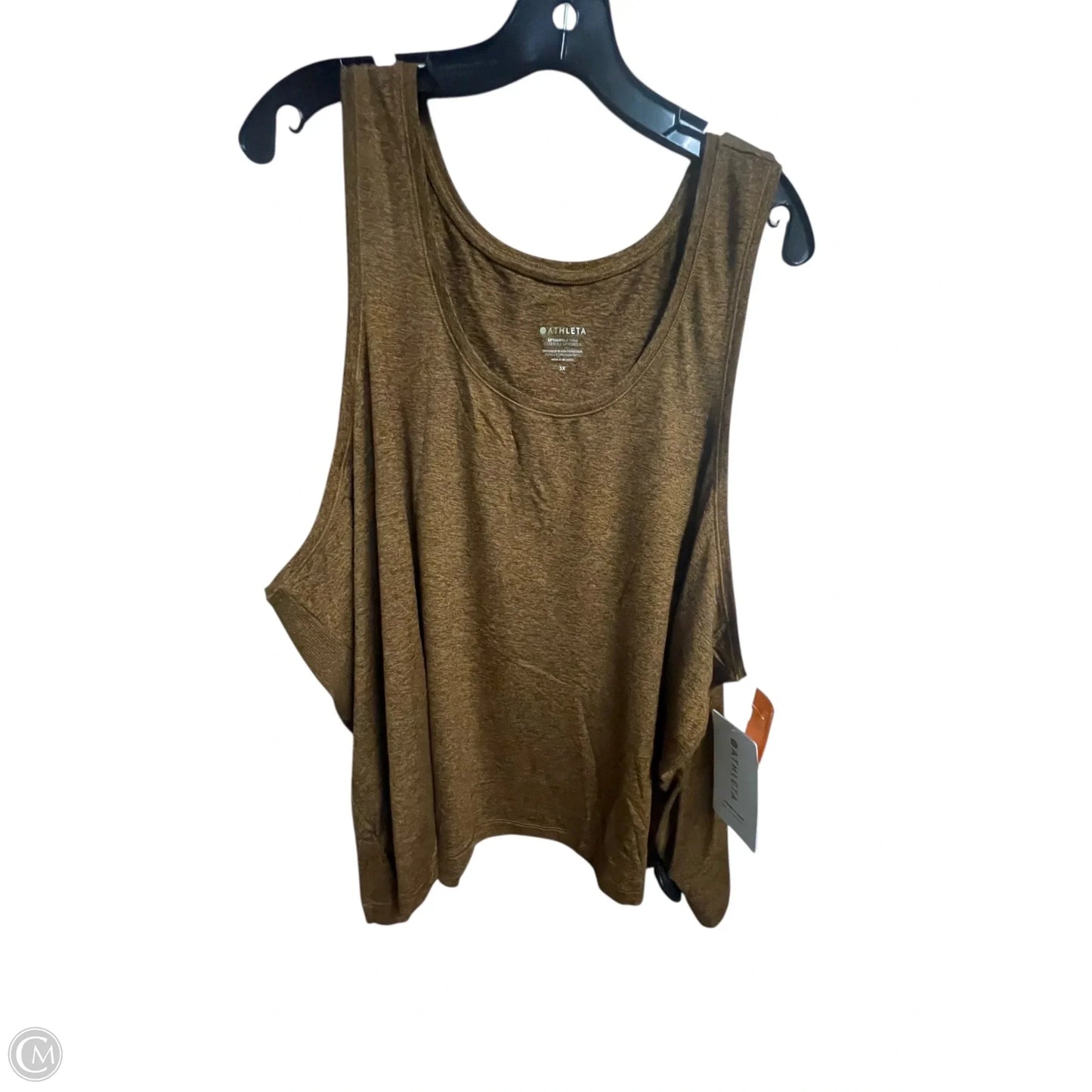 Athletic Tank Top By Athleta In Brown, Size: 3x