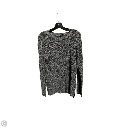Sweater By Lauren By Ralph Lauren In Grey, Size: M