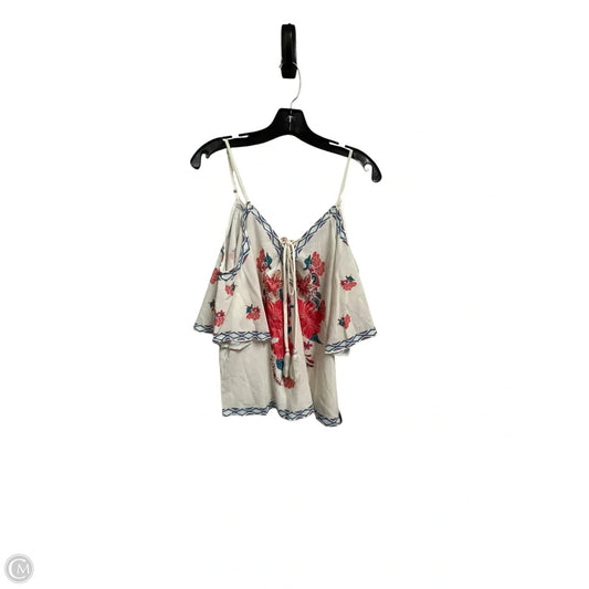 Top Short Sleeve By Flying Tomato In White, Size: S