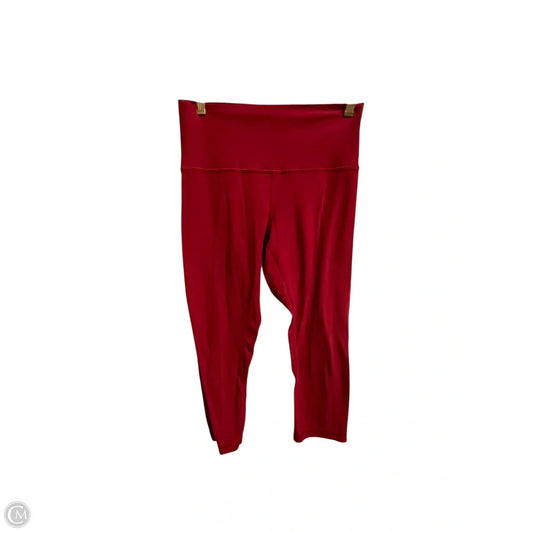 Athletic Leggings By Lululemon In Pink, Size: 4