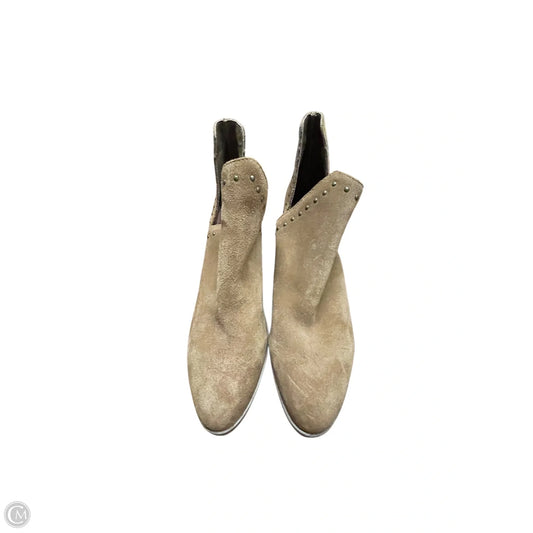 Boots Ankle Heels By Steve Madden In Brown, Size: 10