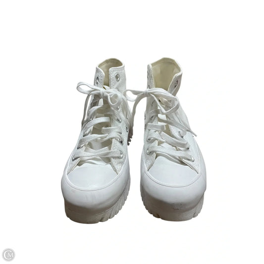 Shoes Heels Platform By Converse In White, Size: 6.5