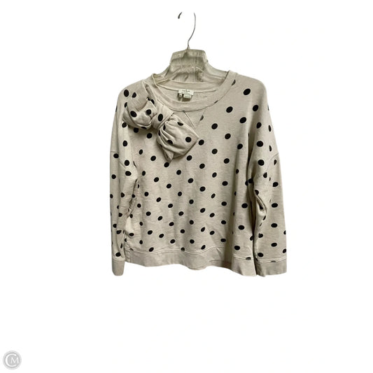 Sweater Cardigan Designer By Kate Spade In Cream, Size: M