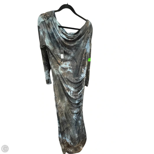 Dress Casual Maxi By Fashion Nova In Blue, Size: 1x