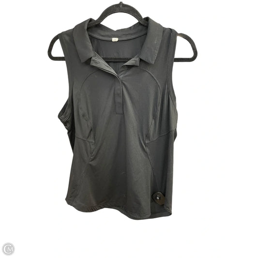 Athletic Tank Top By Lululemon In Black, Size: 10