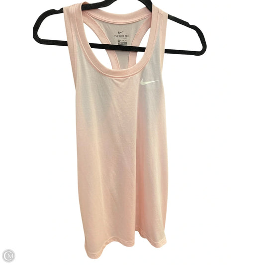 Athletic Tank Top By Nike In Pink, Size: Xs