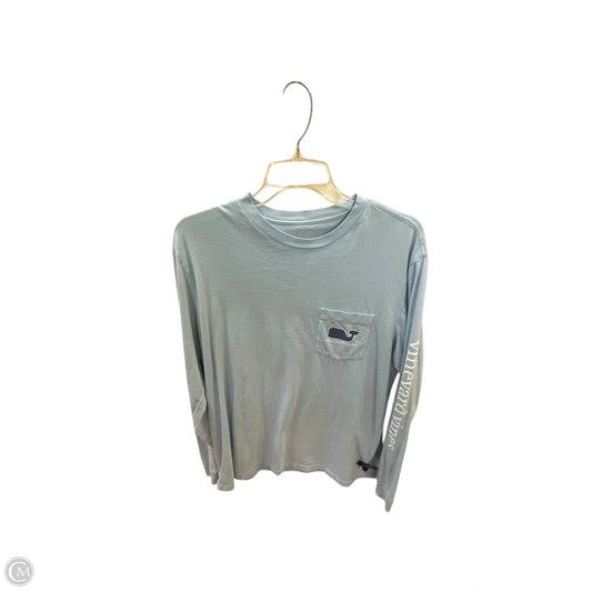 Top Long Sleeve By Vineyard Vines In Blue, Size: M