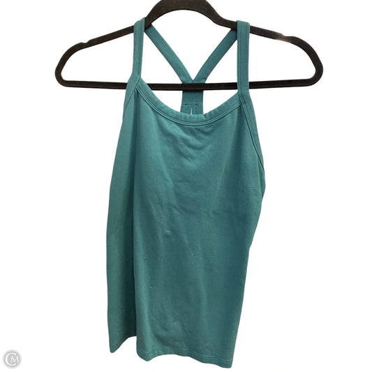 Athletic Tank Top By Lululemon In Green, Size: 8