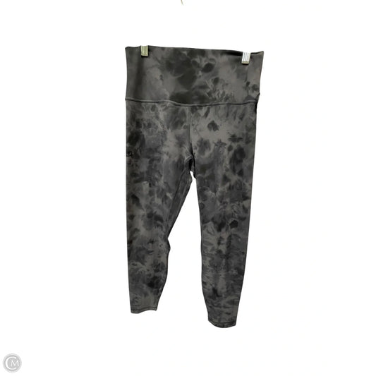 Athletic Leggings By Lululemon In Tie Dye Print, Size: 8