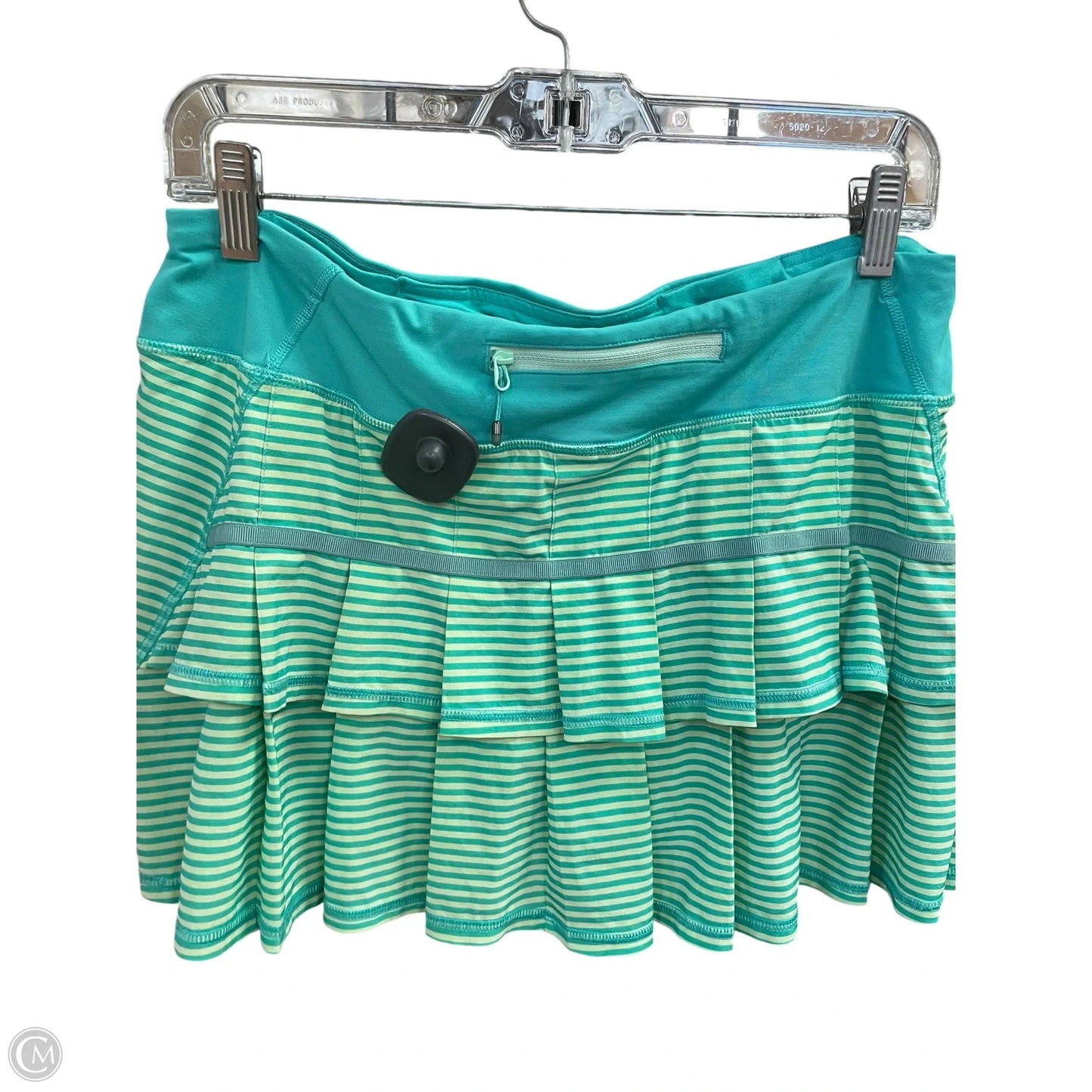 Athletic Skirt By Lululemon In Striped Pattern, Size: 8