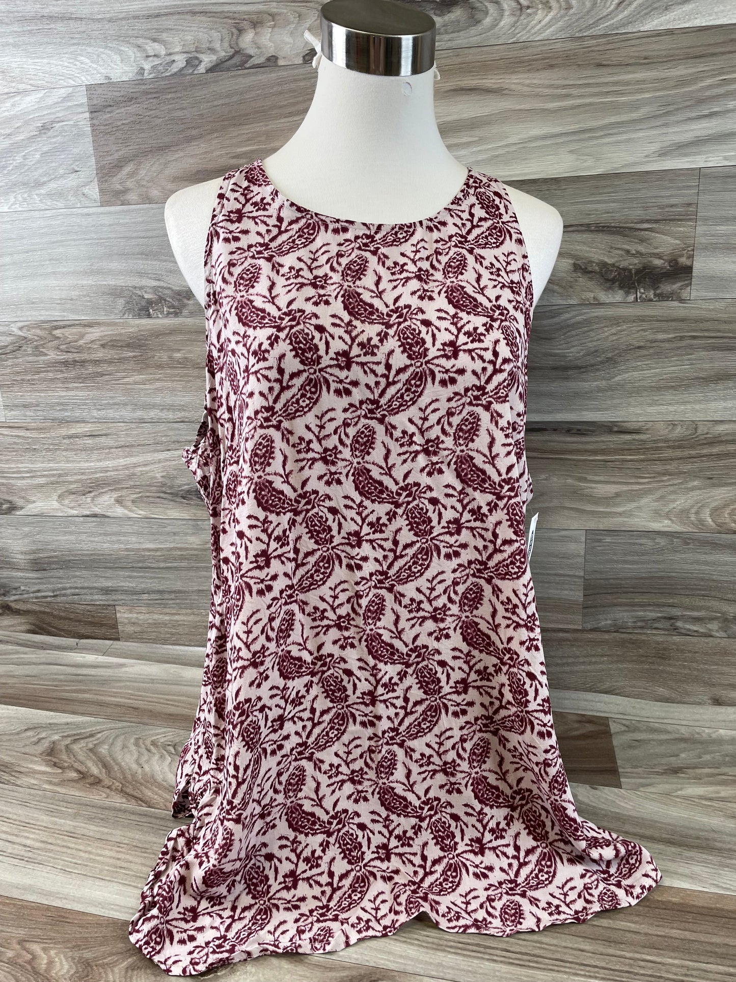 Red & Tan Top Sleeveless Old Navy, Size Xl