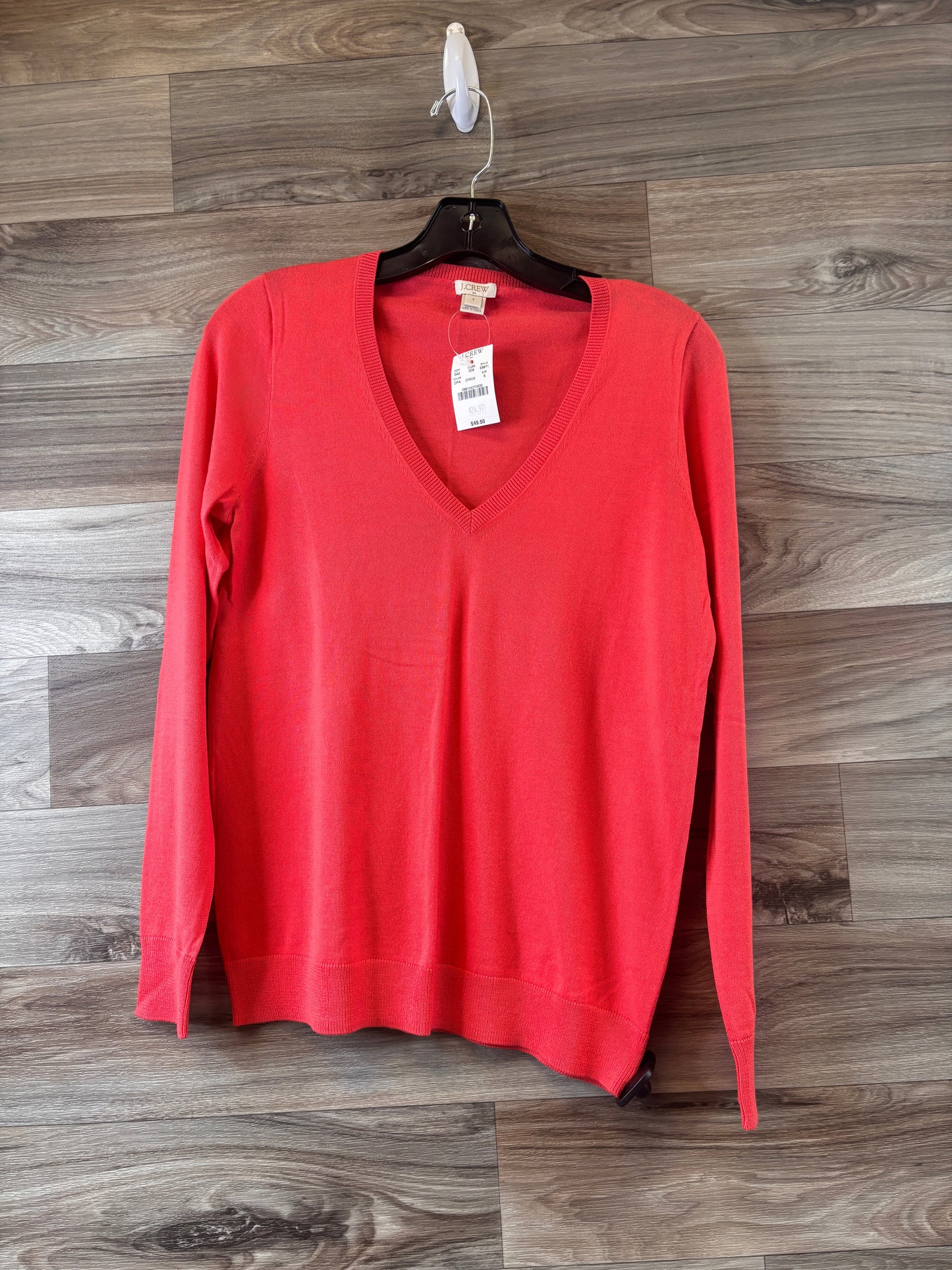 Top Long Sleeve By J. Crew In Orange, Size: S