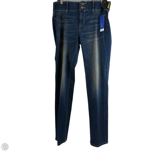 Jeans Skinny By Apt 9 In Blue Denim, Size: 12
