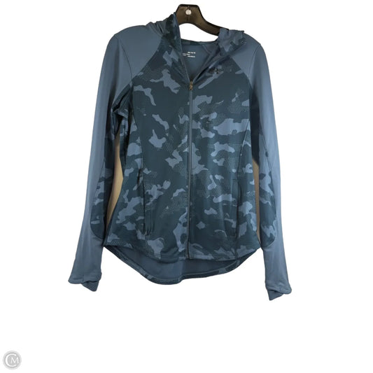 Athletic Jacket By Under Armour In Blue, Size: M