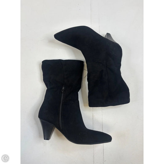 Boots Ankle Heels By Universal Thread In Black, Size: 6.5