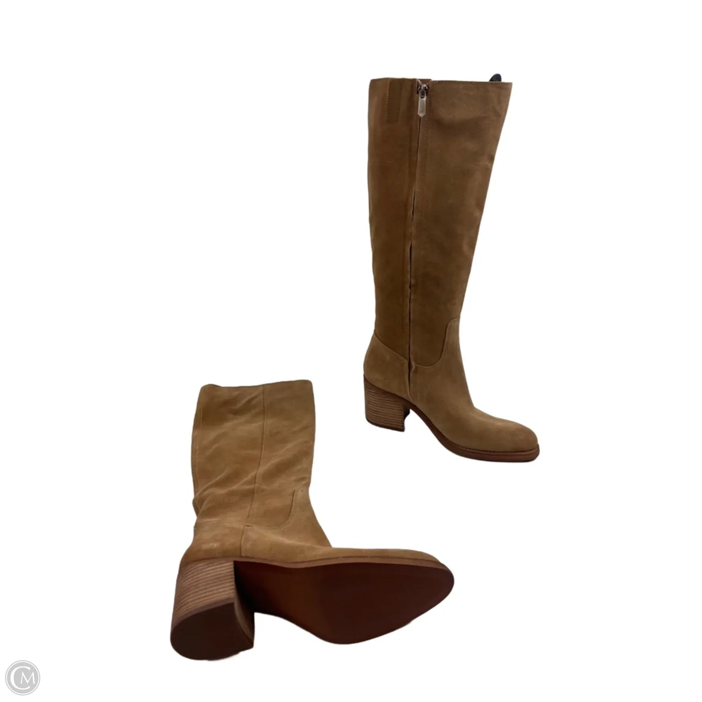 Boots Ankle Heels By Sam Edelman In Tan, Size: 9
