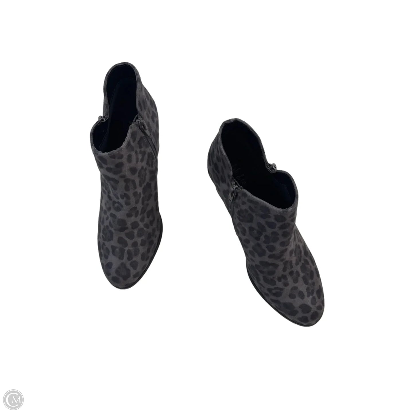 Boots Ankle Heels By Style And Company In Animal Print, Size: 8.5