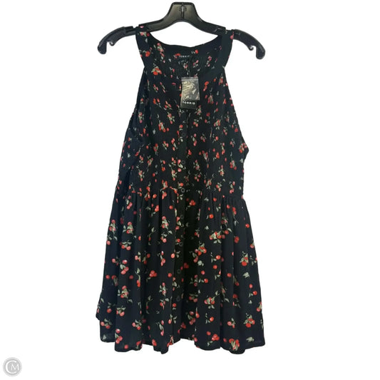 Top Sleeveless By Torrid In Black & Red, Size: L