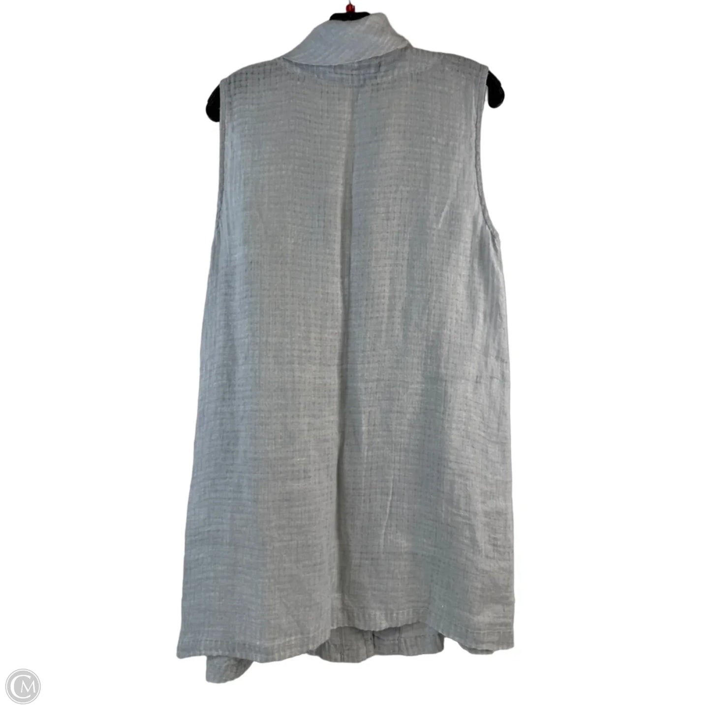 Top Sleeveless By Flax In Grey, Size: M