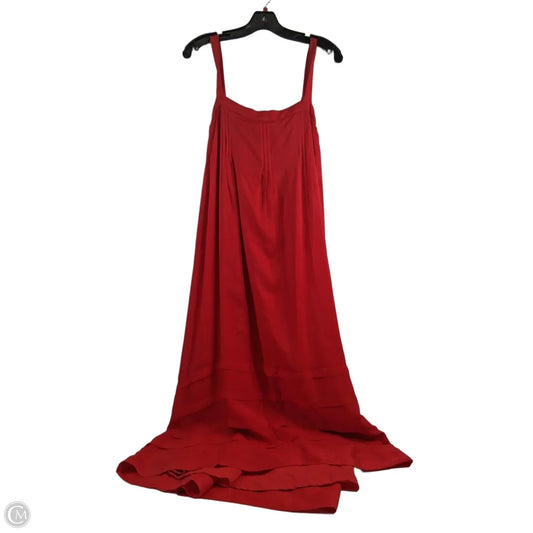Dress Casual Maxi By J. Crew In Red, Size: M