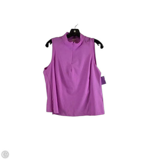 Athletic Tank Top By Avia In Purple, Size: Xxl