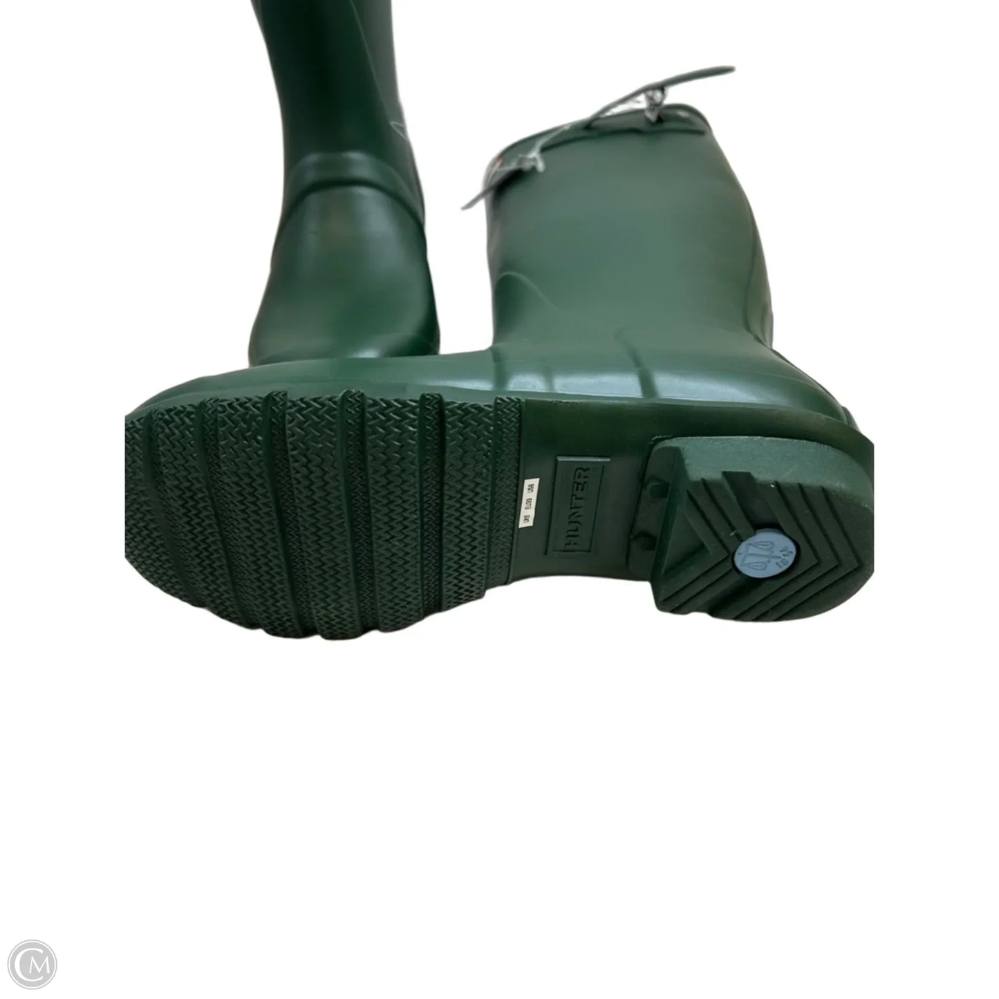 Boots Rain By Hunter In Green, Size: 8