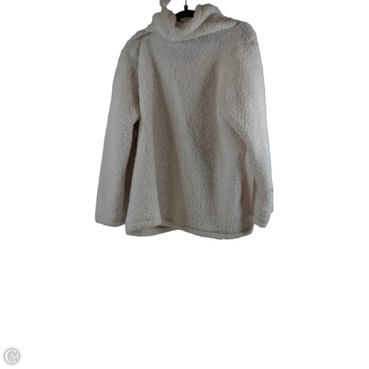 Athletic Fleece By Style And Company In Ivory, Size: 1x