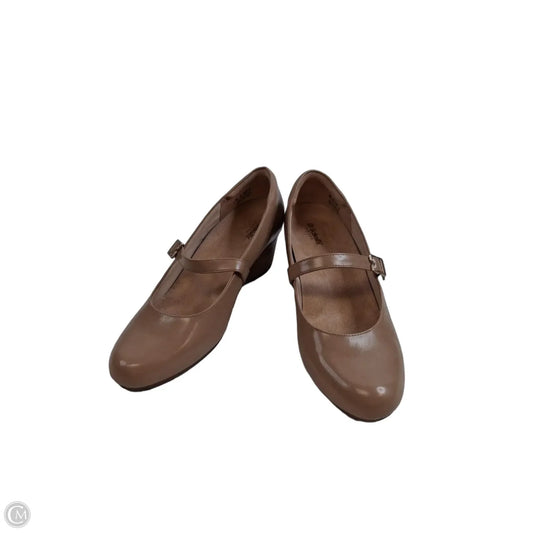 Shoes Heels Wedge By Dr Scholls In Tan, Size: 10