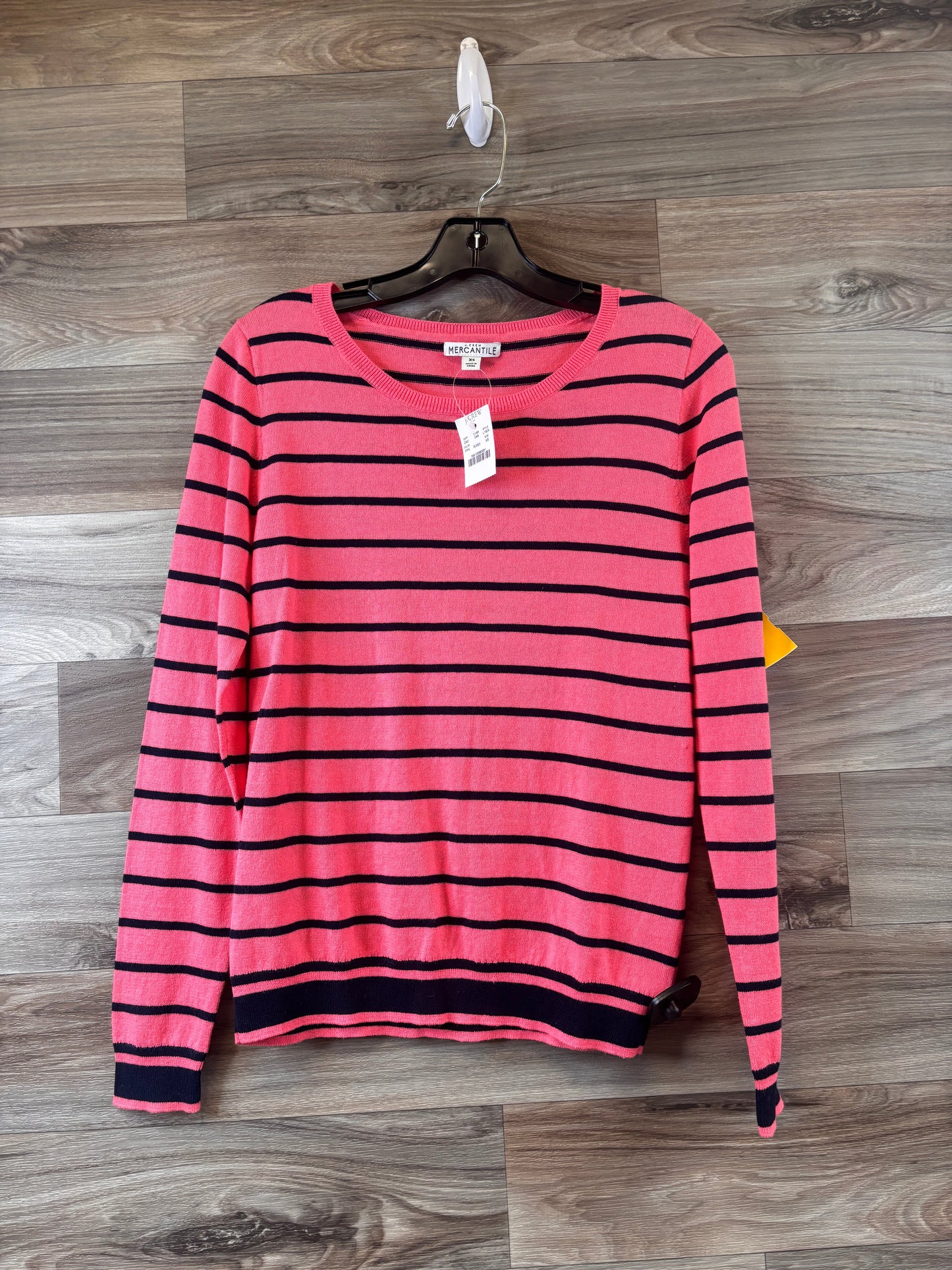 Top Long Sleeve By J. Crew In Blue & Pink, Size: Xs