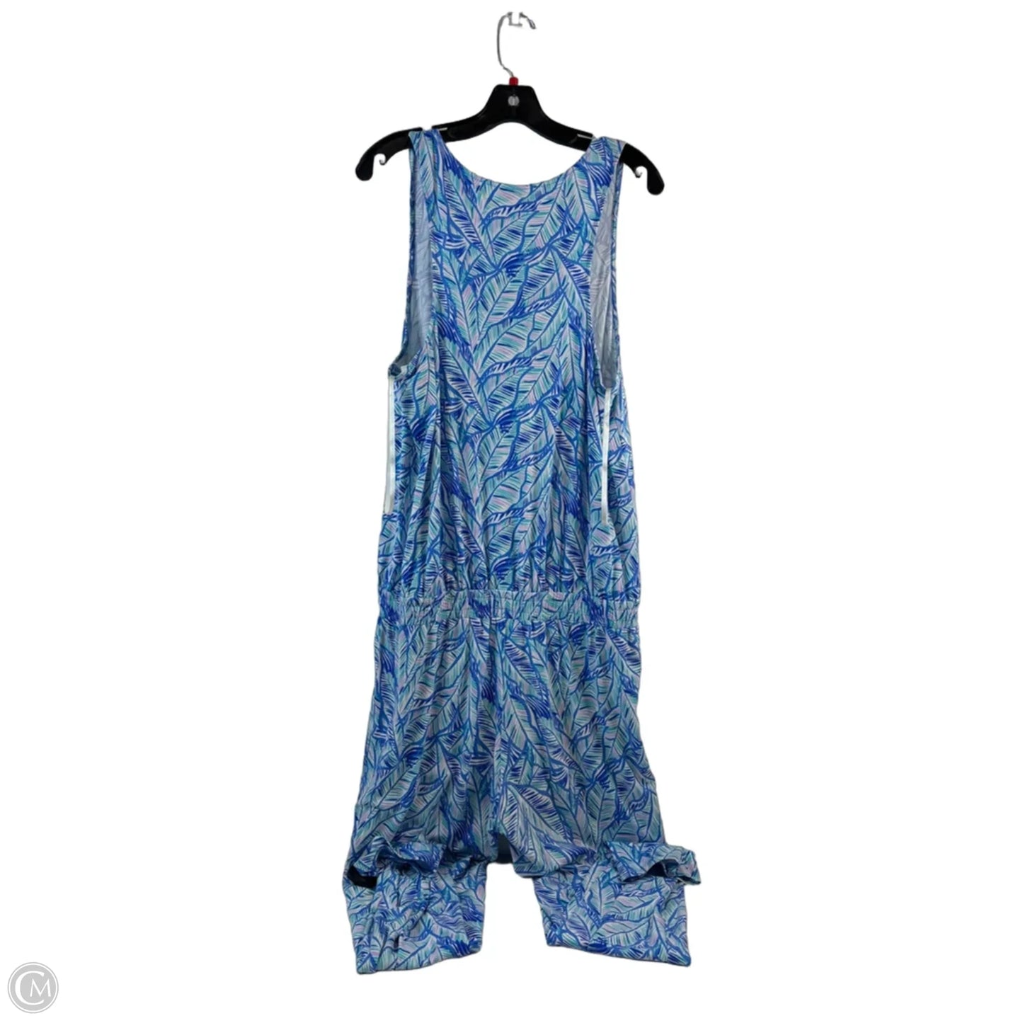 Jumpsuit Designer By Lilly Pulitzer In Blue & Green, Size: L