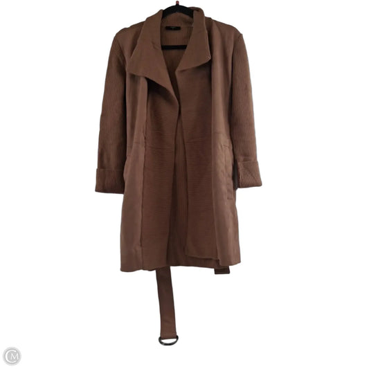 Sweater Cardigan By Tahari In Brown, Size: S