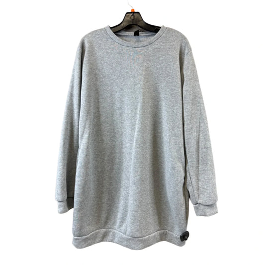 Sweatshirt Crewneck By Shein In Grey, Size: Xxl