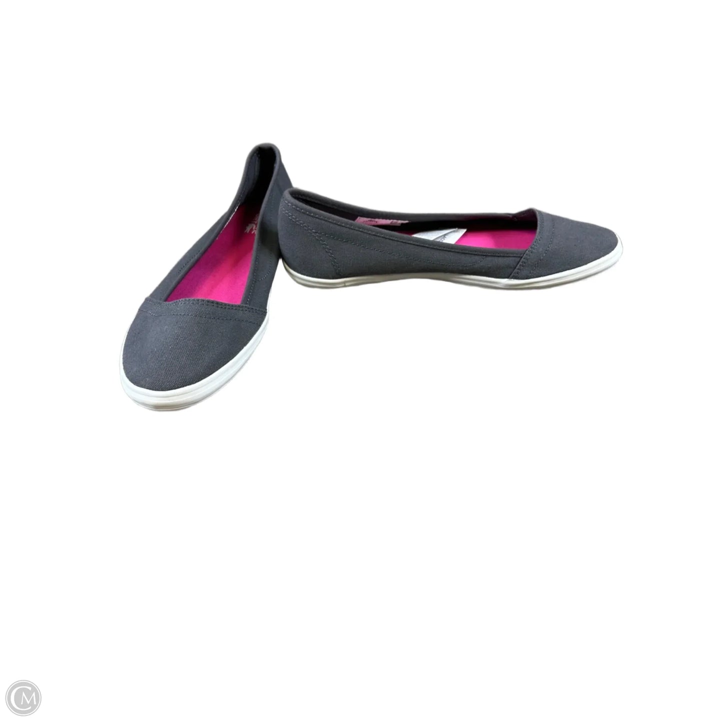 Shoes Flats By Lacoste In Grey, Size: 8