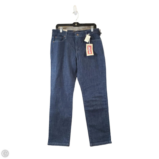 Jeans Skinny By Levis In Blue, Size: 12
