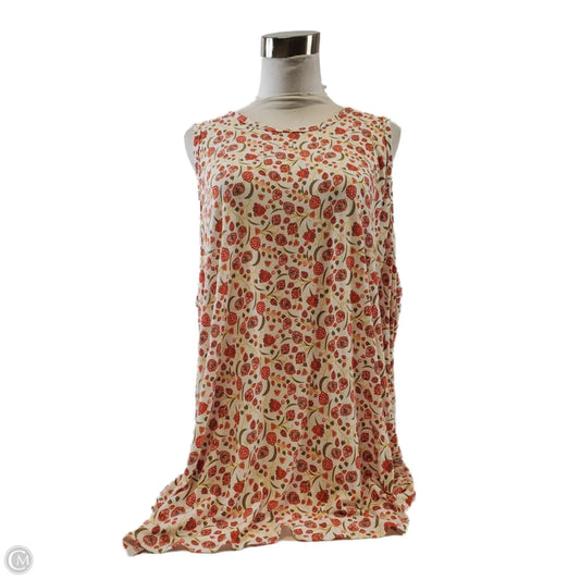 Tank Top By Old Navy In Red & White, Size: 3x