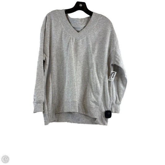 Top Long Sleeve By Clothes Mentor In Grey, Size: Xs