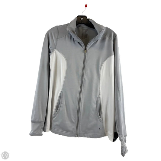 Athletic Jacket By Danskin Now In Grey, Size: M