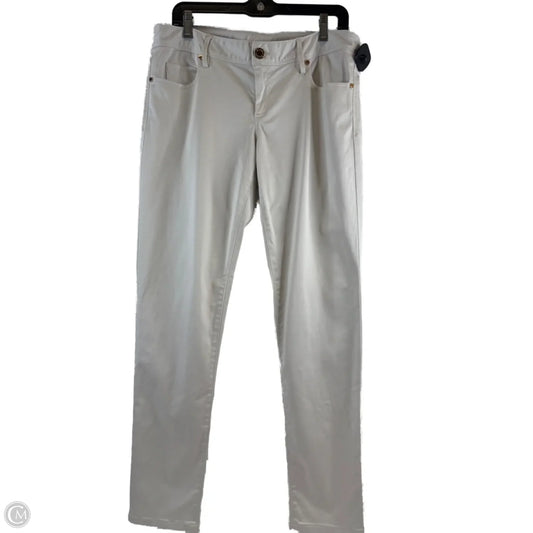 Jeans Designer By Lilly Pulitzer In White, Size: 10