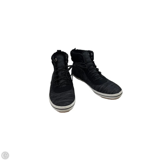 Shoes Heels Platform By Keds In Grey & White, Size: 10